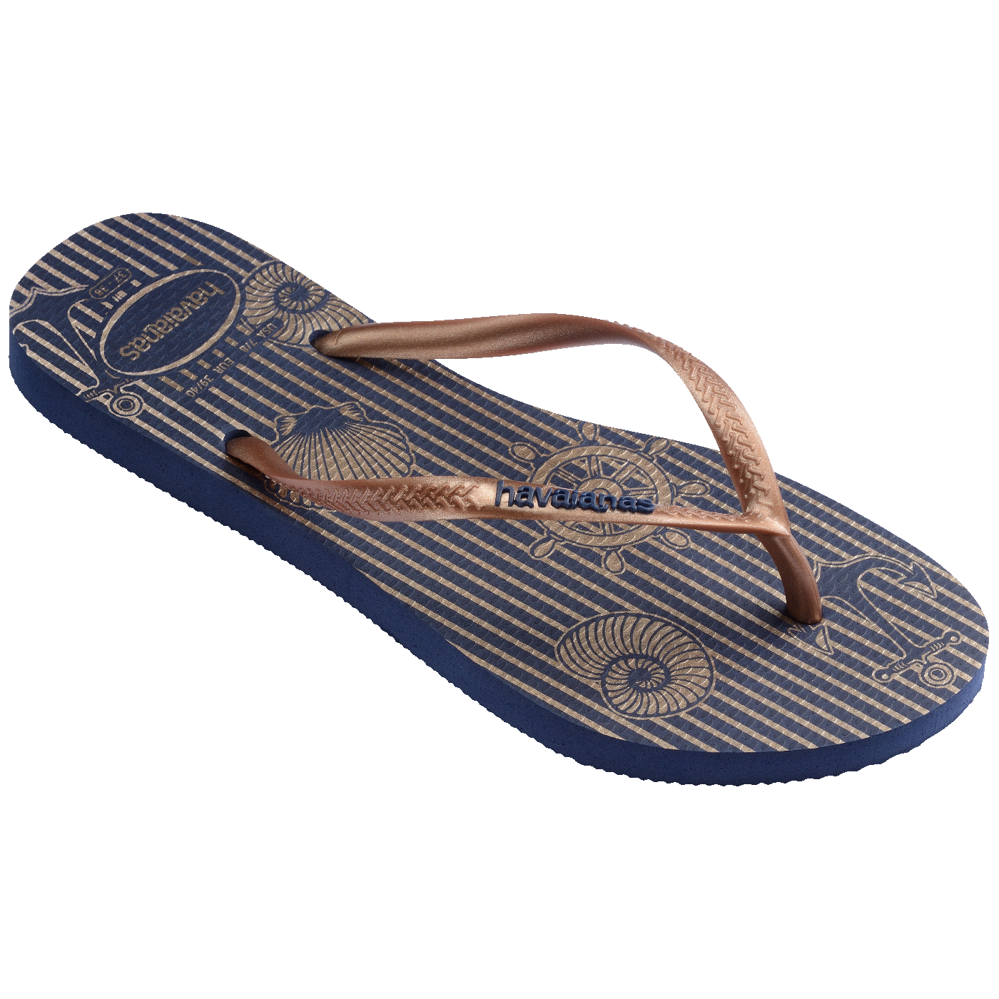 HAVAIANAS SLIM NAUTICAL  (MAR/ROS)