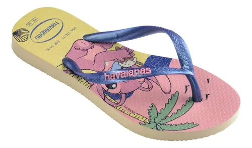 HAVAIANAS K SLIM DISNEY STICH  (BUTTERCREAM)