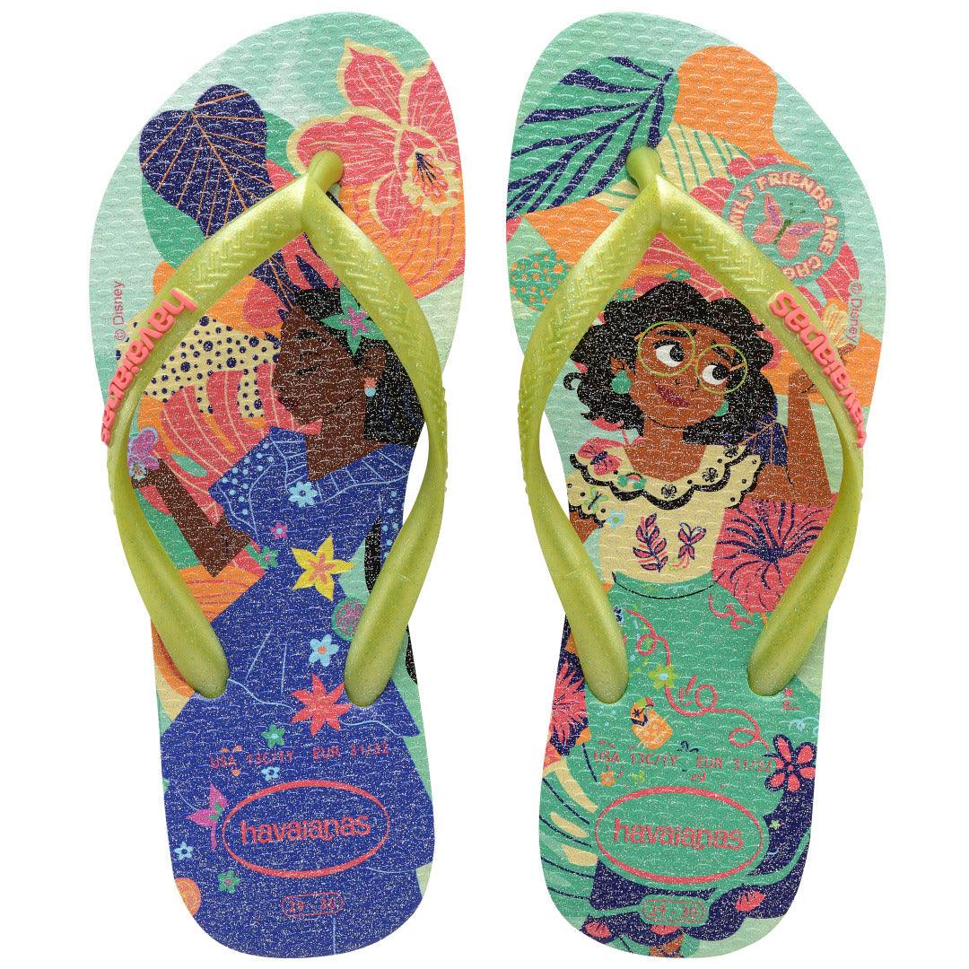 HAVAIANAS KIDS SLIM PRINCESS  (VERDE MATCHA)