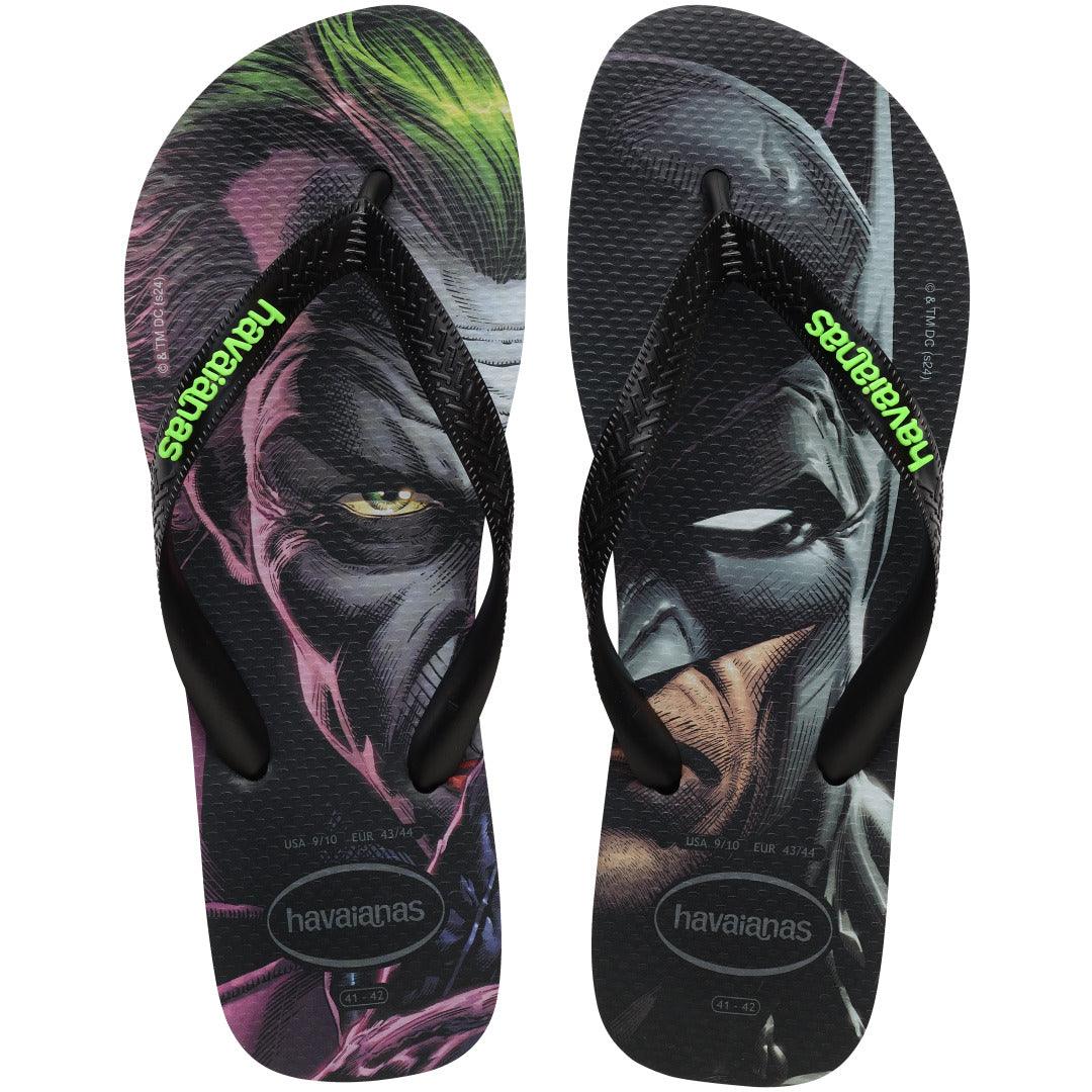 HAVAIANAS TOP HEROIS DC FC (PRETO/VERDE)