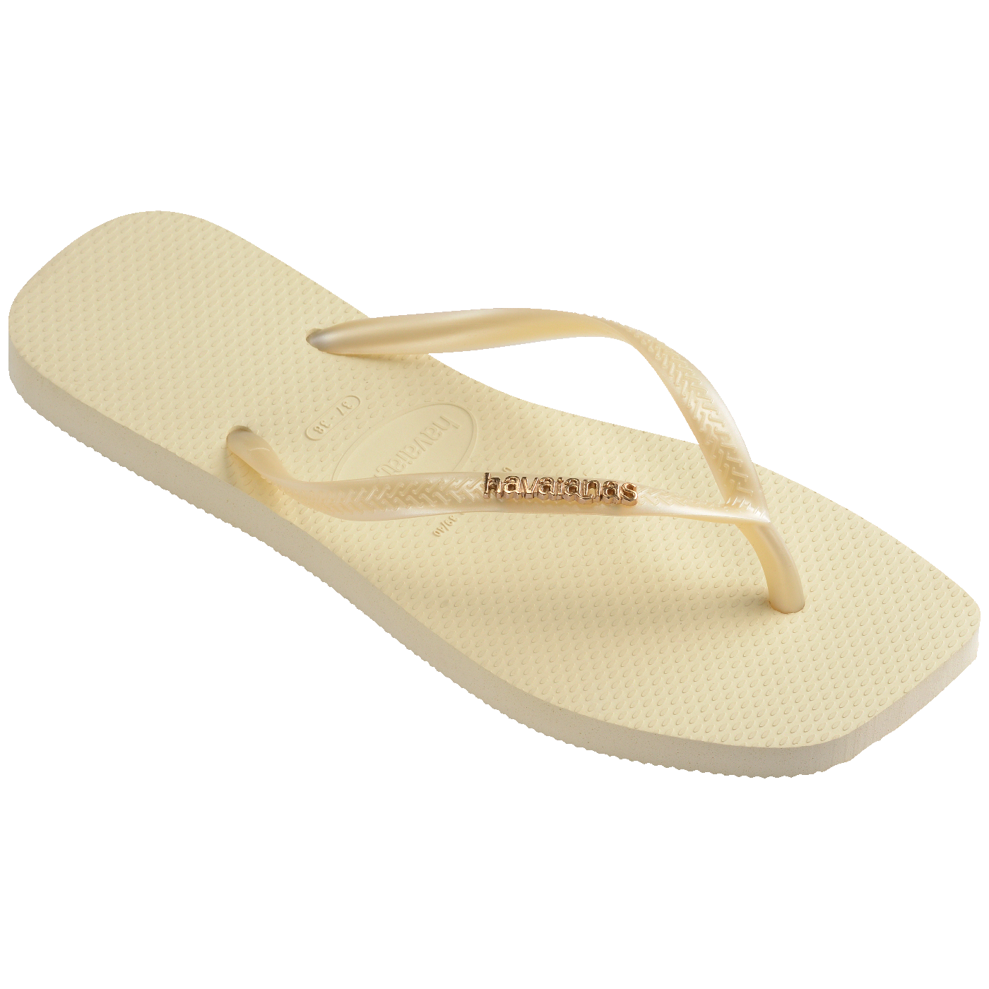 HAVAIANAS SL SQ LG MET FC (BUTTERCREAM)