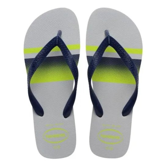 Havaianas Top Basic FC  (Cinza gelo/Marinho)