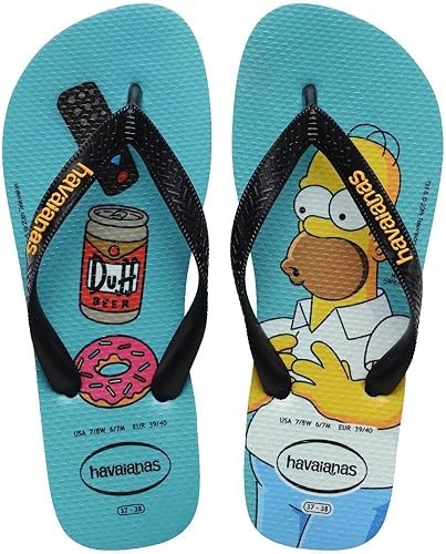 Havaianas Simpsons FC  (Azul tradi/preto)