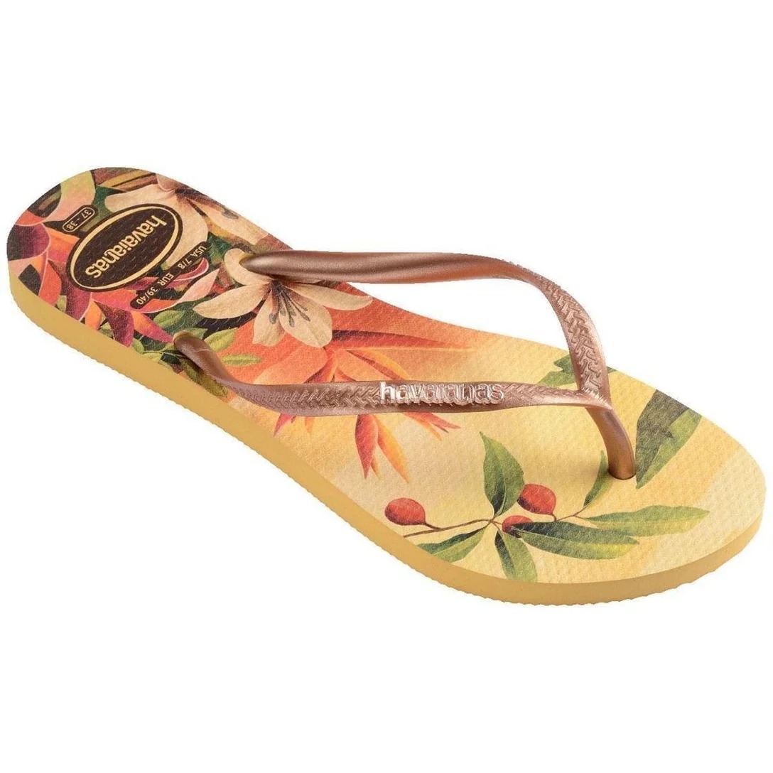 Havaianas Slim Tropical (Amarelo Caja)